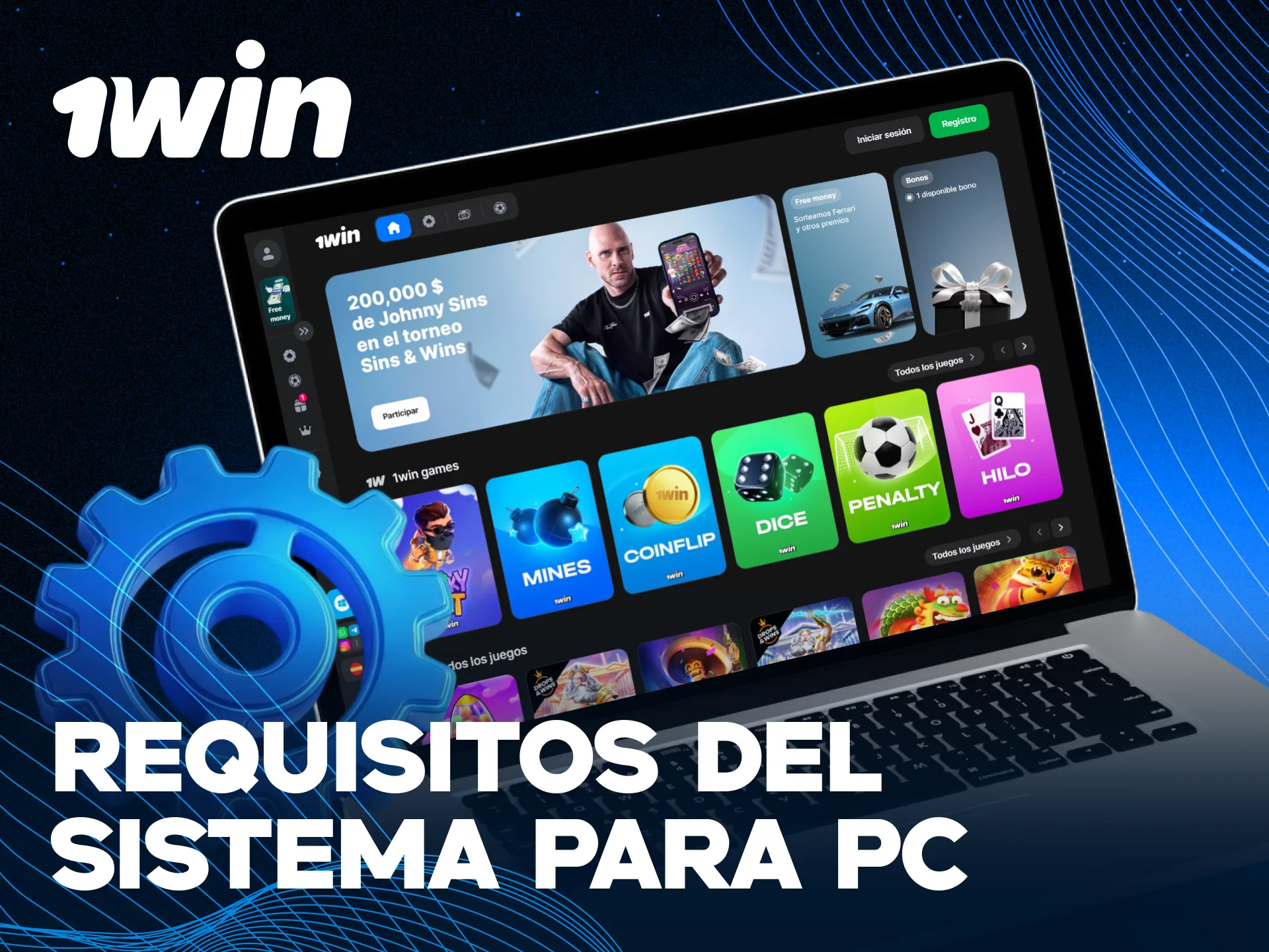 Verifica los requisitos del sistema para PC de la aplicación 1win.