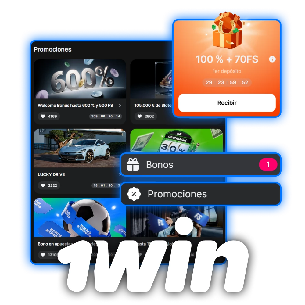 Aprovecha los mejores bonos de 1win para multiplicar tus ganancias.