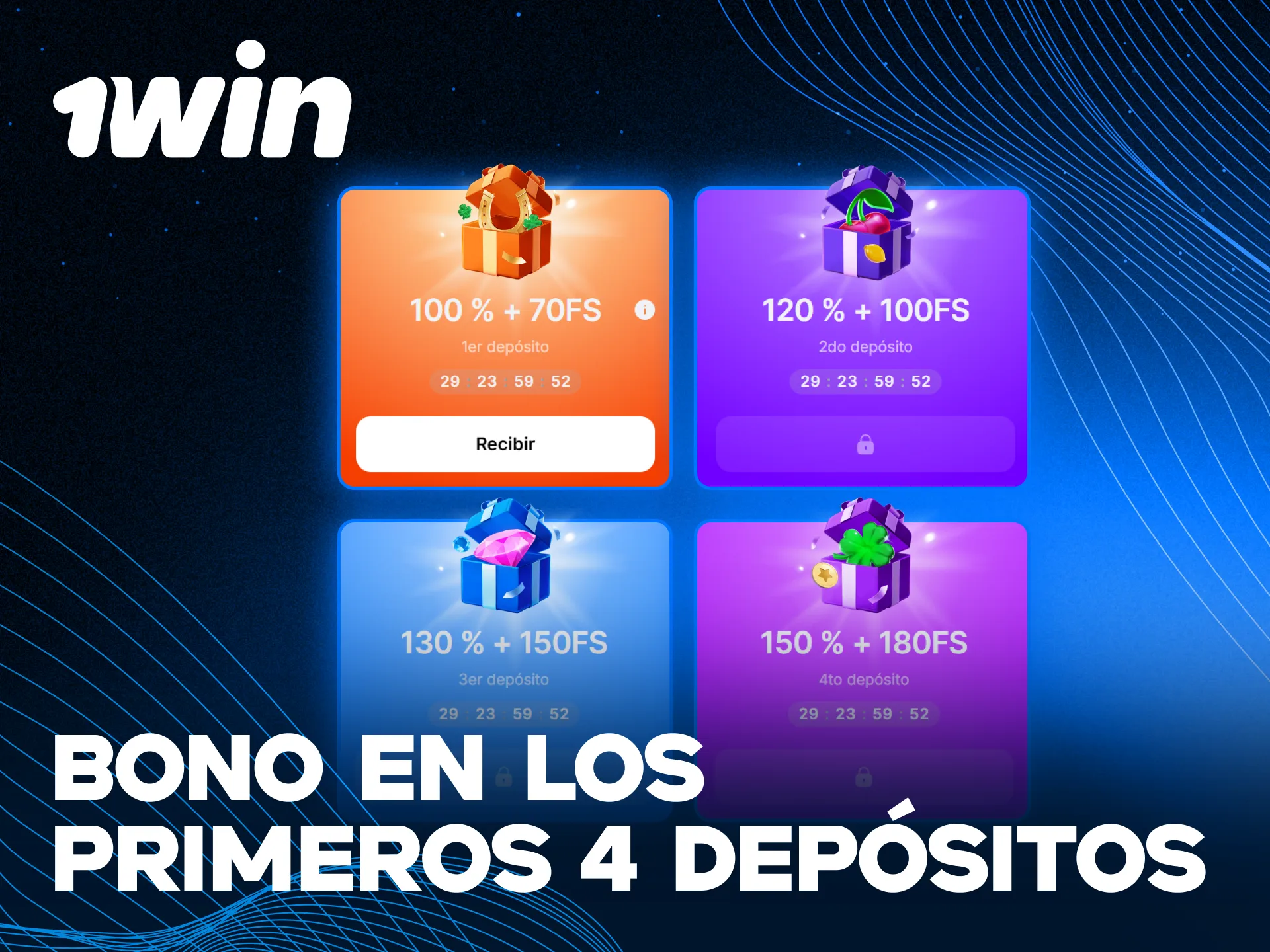 Obtén un bono de bienvenida para tus apuestas iniciales en 1win.
