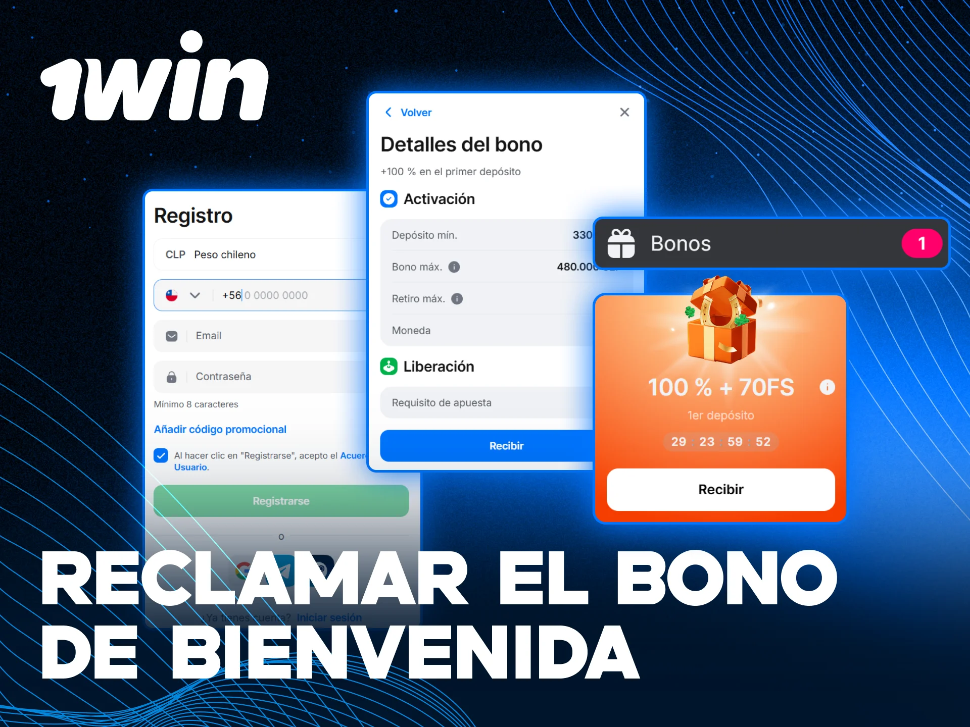 Aprende los pasos necesarios para activar tu bono de bienvenida en 1win.