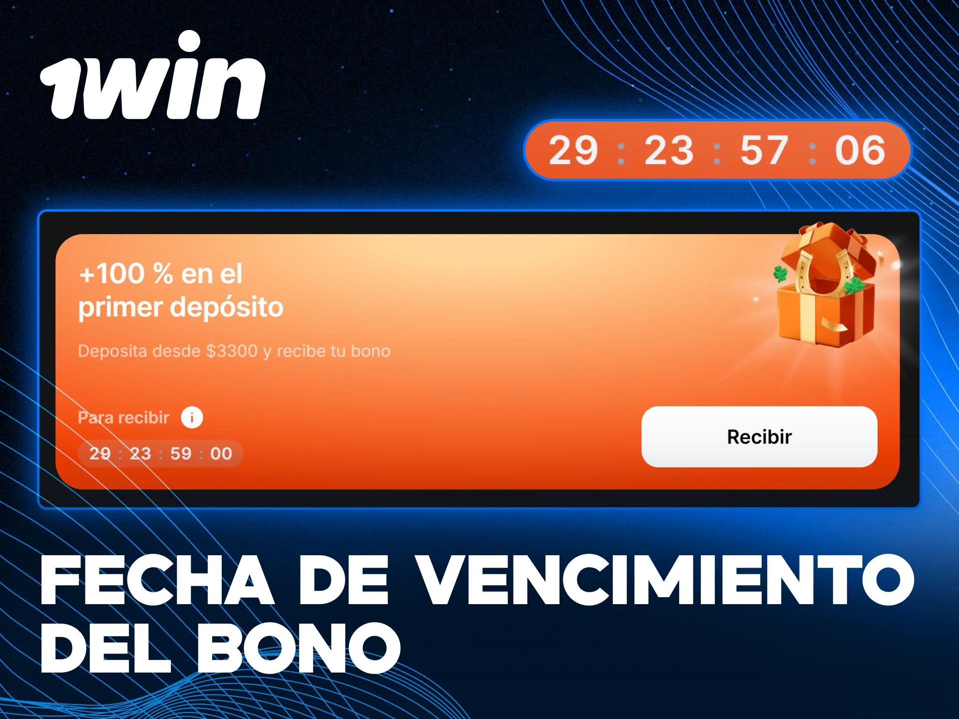 Consulta el tiempo límite para utilizar tu bono de bienvenida en 1win.