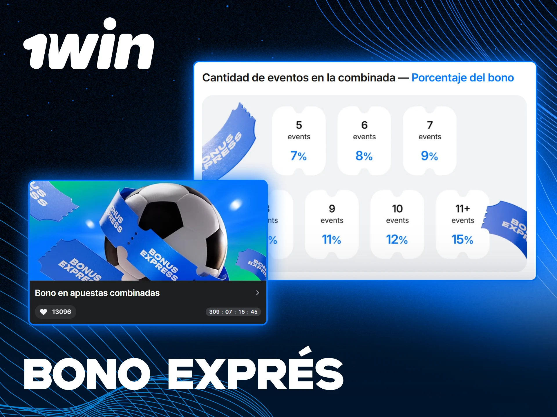 Incrementa tus ganancias con el bono de apuestas deportivas en combinadas de 1win.