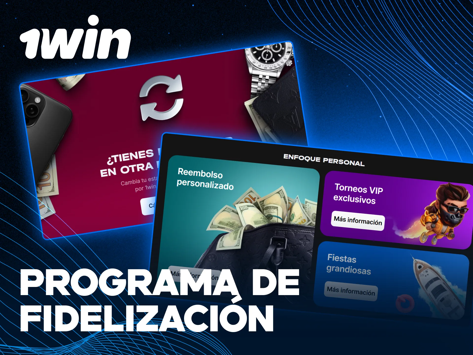 Únete al club VIP mediante el bono de apuestas deportivas en 1win.