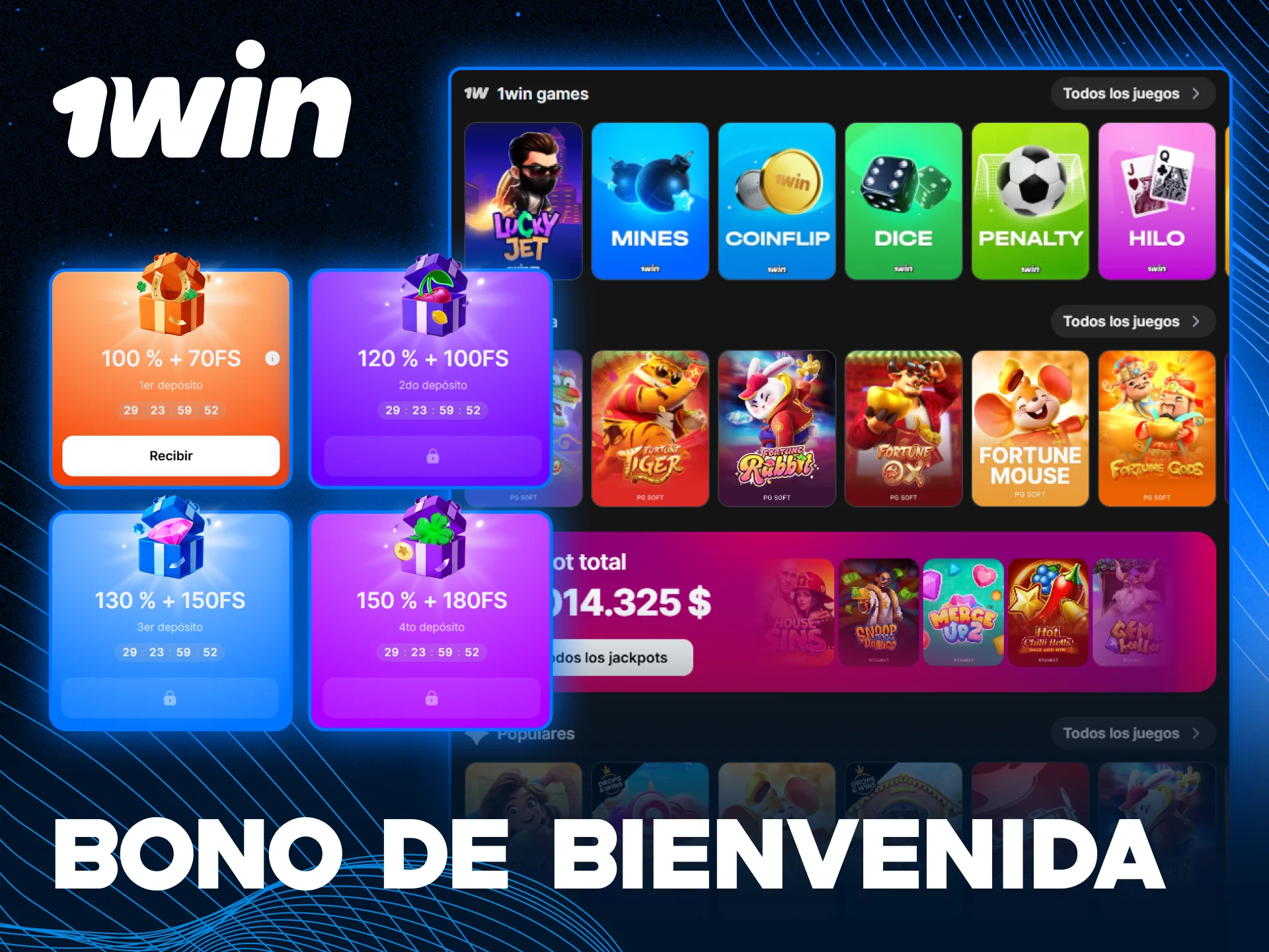Activa tu bono de bienvenida de casino en 1win para nuevos usuarios.