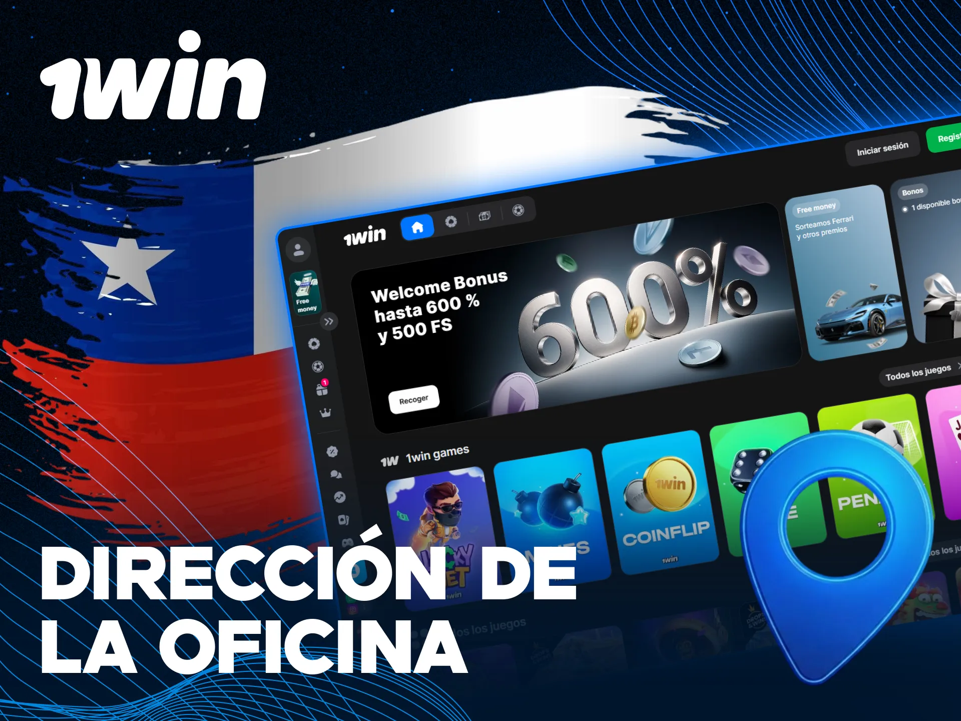 Conoce la ubicación de la oficina de 1win para consultas.