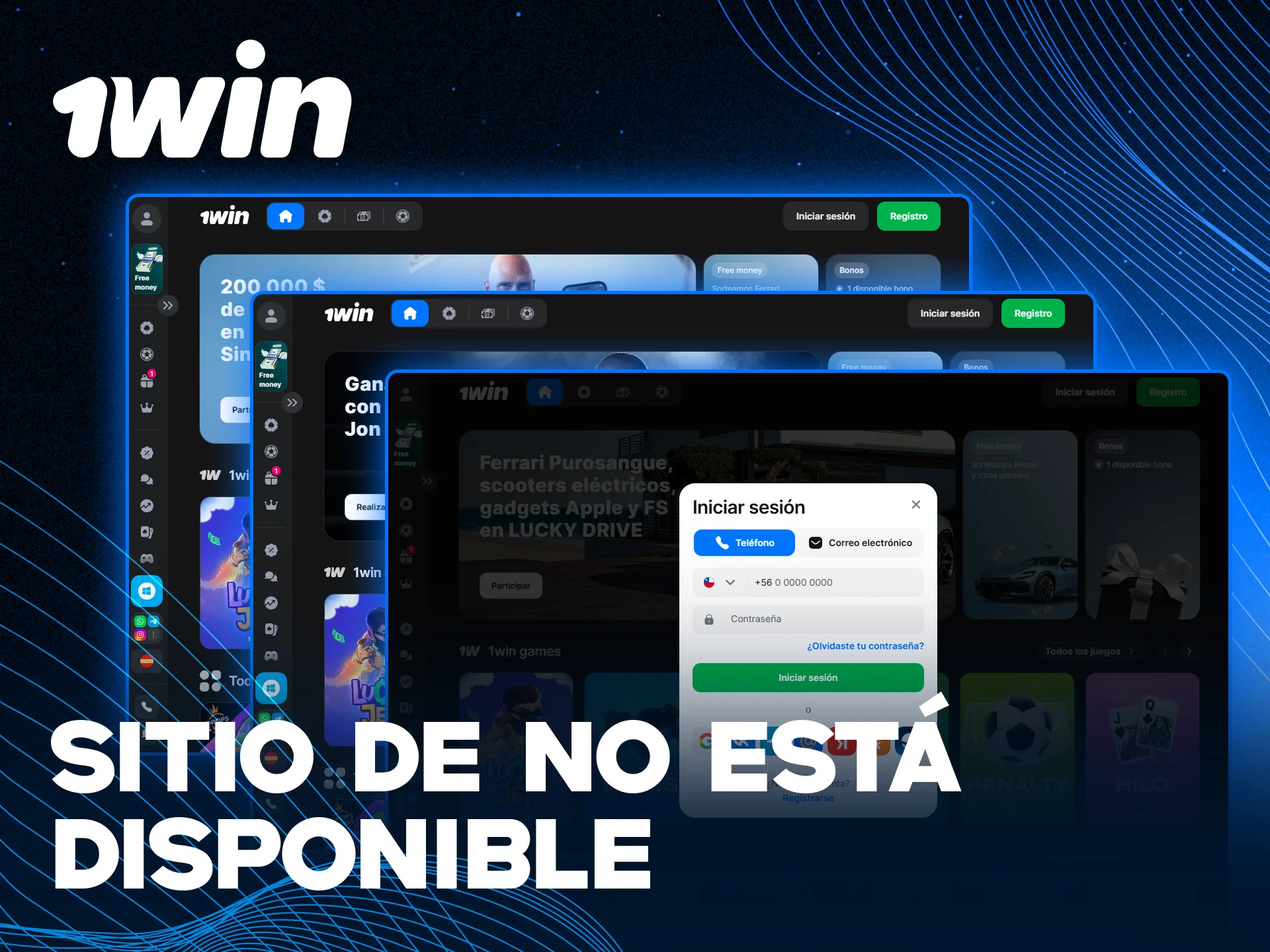 Conoce qué pasos seguir si falla el inicio de sesión en 1win.