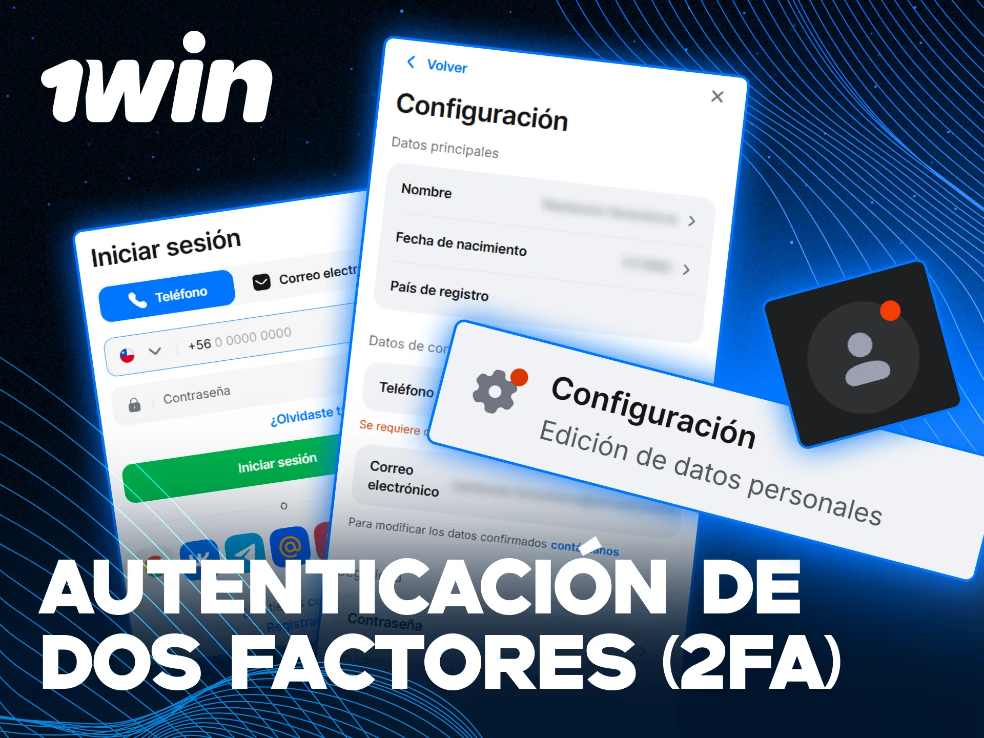 Configura la seguridad 2FA para proteger tu cuenta de inicio de sesión en 1win.