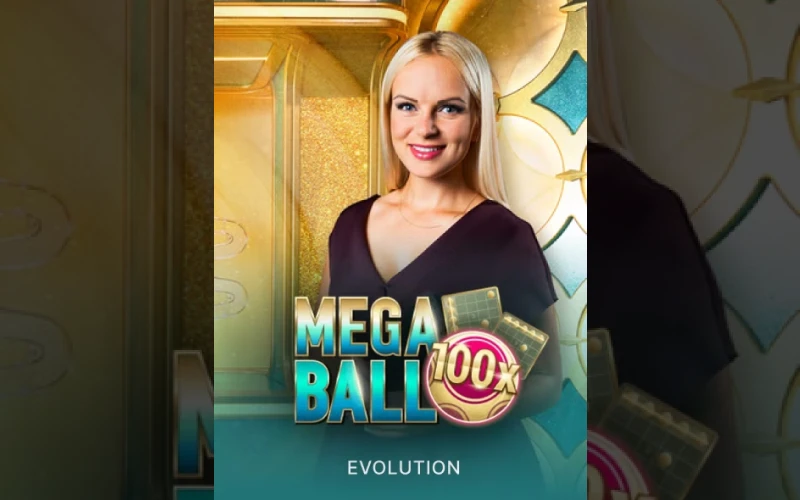 Gana en vivo con el animador de Mega Ball en 1win.