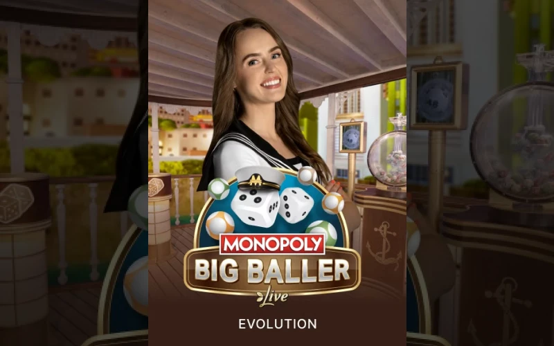Únete al show en directo de Monopoly Big Baller en 1win.