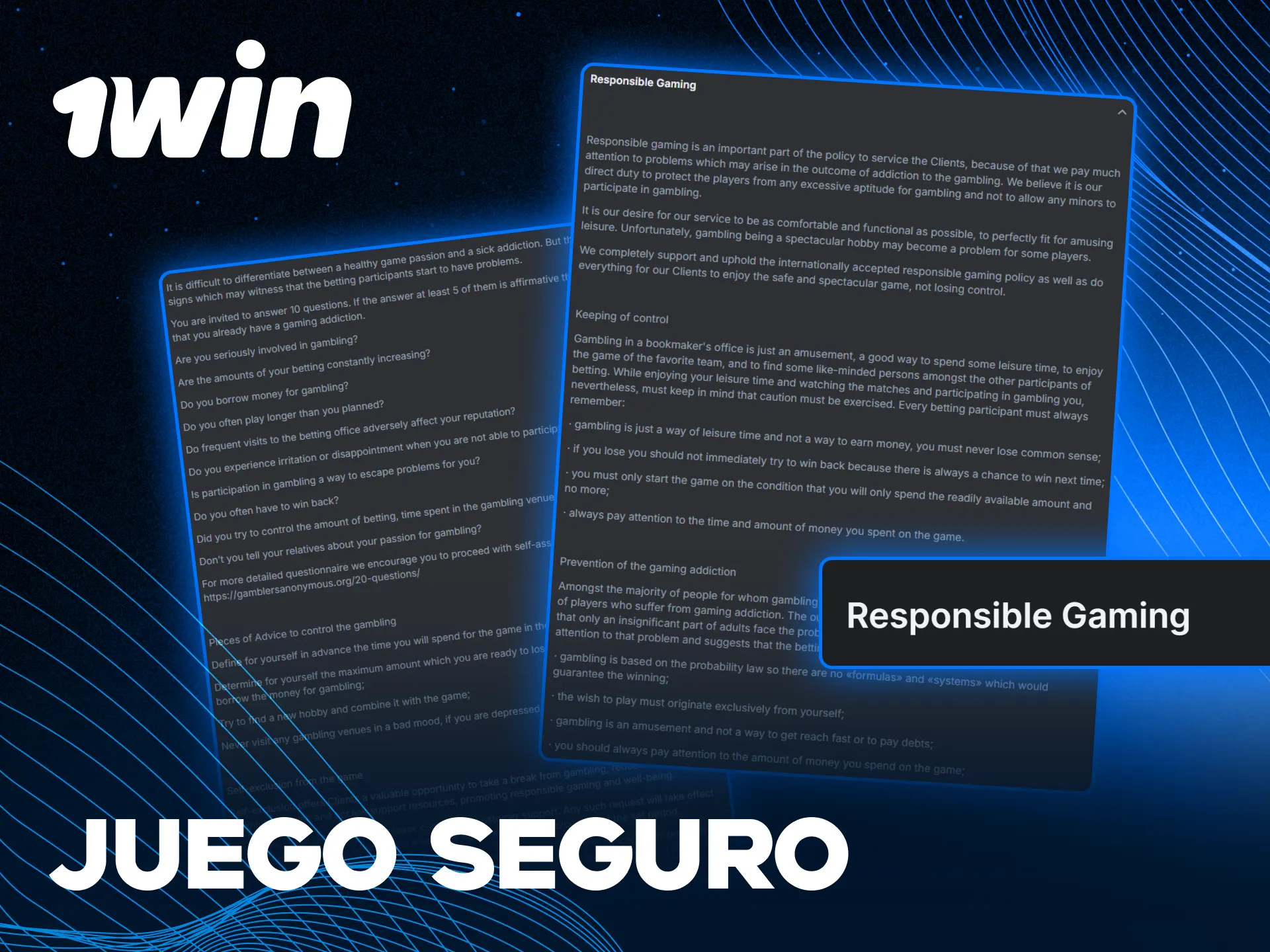 Practica el juego seguro en 1win usando nuestras herramientas de control.